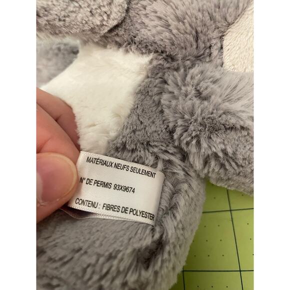 Ebba 11” Plush Gray & White Elephant Stuffed Animal Soft Toy - Picture 9 of 10